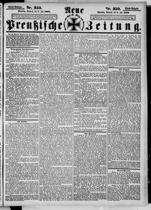 Neue preußische Zeitung vom 31.07.1889