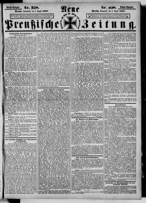 Neue preußische Zeitung vom 03.08.1889