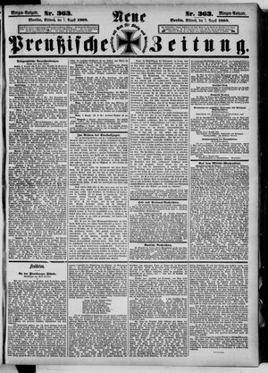 Neue preußische Zeitung vom 07.08.1889