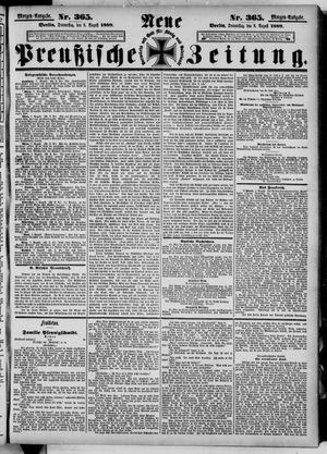 Neue preußische Zeitung vom 08.08.1889