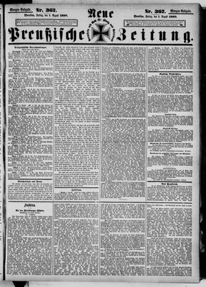 Neue preußische Zeitung vom 09.08.1889