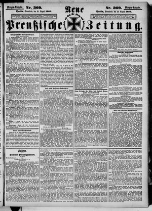 Neue preußische Zeitung vom 10.08.1889