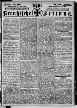 Neue preußische Zeitung vom 10.08.1889