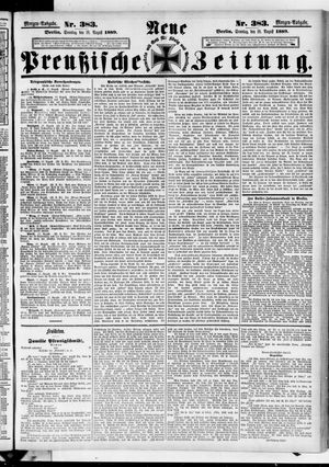 Neue preußische Zeitung on Aug 18, 1889