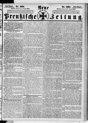 Neue preußische Zeitung vom 23.08.1889