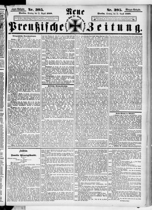 Neue preußische Zeitung vom 25.08.1889