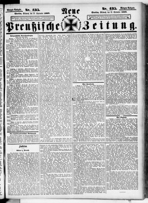 Neue preußische Zeitung on Sep 18, 1889