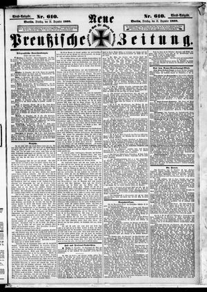 Neue preußische Zeitung vom 31.12.1889
