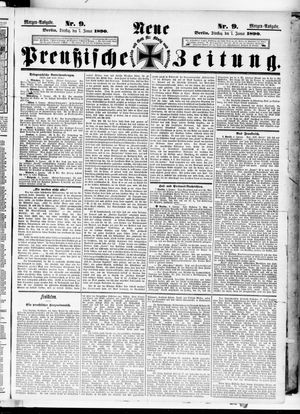 Neue preußische Zeitung vom 07.01.1890