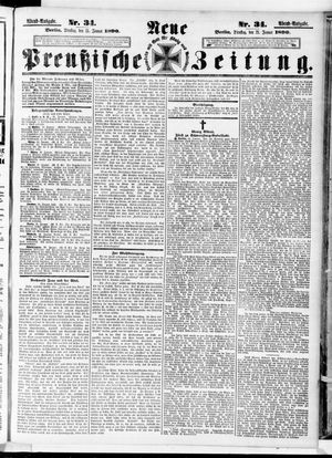 Neue preußische Zeitung vom 21.01.1890