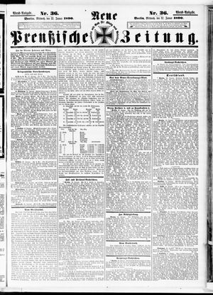 Neue preußische Zeitung vom 22.01.1890