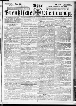 Neue preußische Zeitung vom 25.01.1890