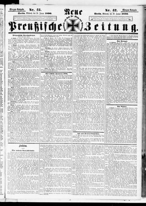 Neue preußische Zeitung vom 29.01.1890