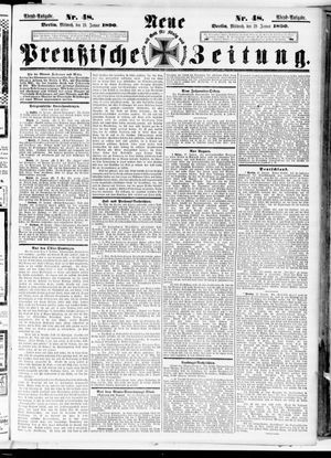 Neue preußische Zeitung vom 29.01.1890