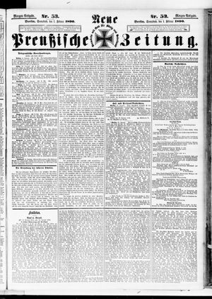 Neue preußische Zeitung on Feb 1, 1890