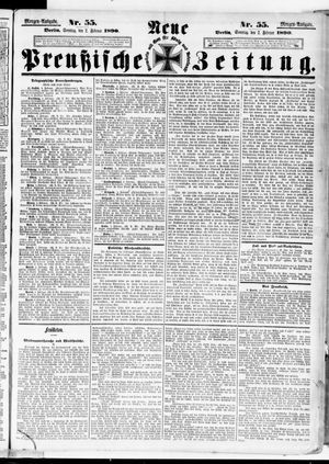 Neue preußische Zeitung vom 02.02.1890