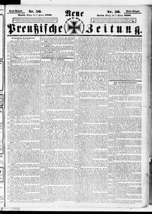 Neue preußische Zeitung vom 03.02.1890