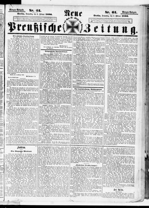 Neue preußische Zeitung vom 06.02.1890