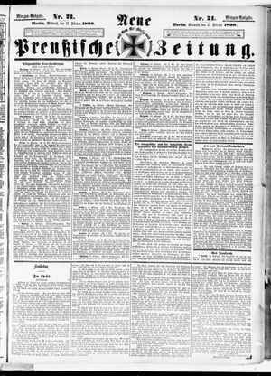 Neue preußische Zeitung vom 12.02.1890