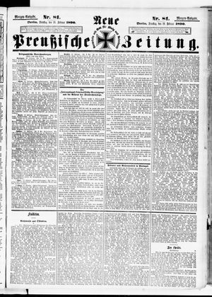 Neue preußische Zeitung vom 18.02.1890