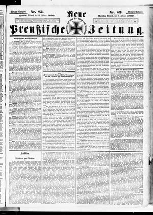 Neue preußische Zeitung vom 19.02.1890