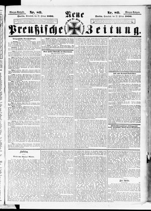 Neue preußische Zeitung vom 22.02.1890