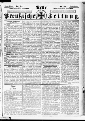 Neue preußische Zeitung vom 23.02.1890