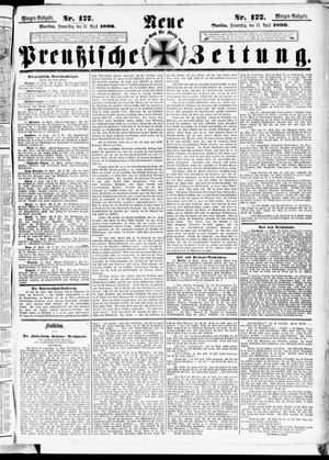 Neue preußische Zeitung vom 17.04.1890