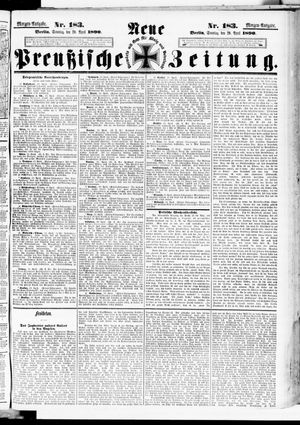 Neue preußische Zeitung vom 20.04.1890