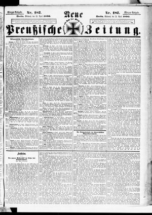 Neue preußische Zeitung vom 23.04.1890