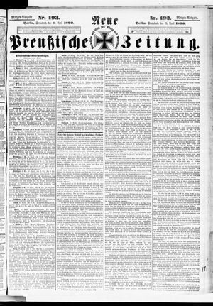 Neue preußische Zeitung vom 26.04.1890