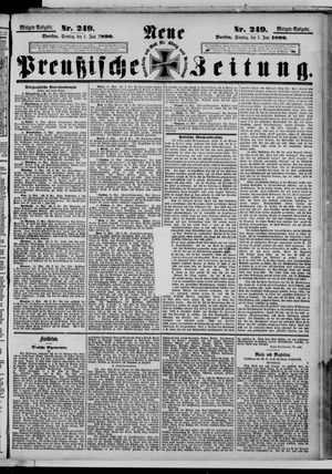 Neue preußische Zeitung vom 01.06.1890