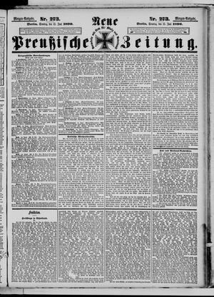 Neue preußische Zeitung vom 15.06.1890