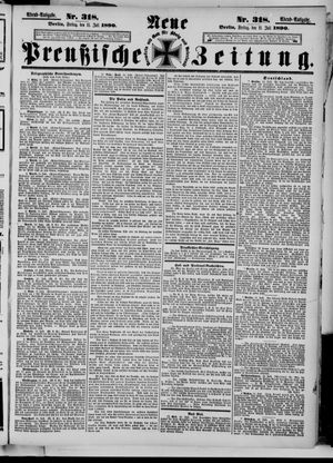 Neue preußische Zeitung vom 11.07.1890