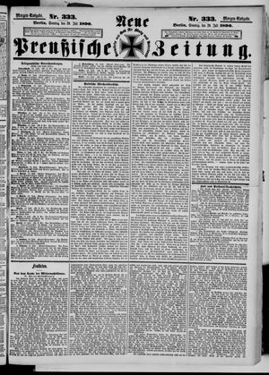 Neue preußische Zeitung vom 20.07.1890