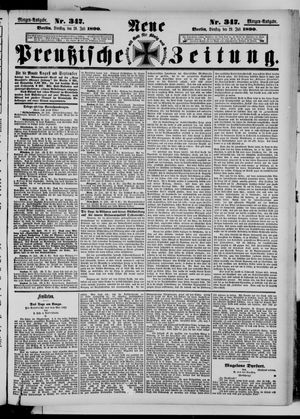 Neue preußische Zeitung vom 29.07.1890