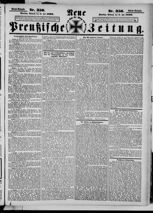 Neue preußische Zeitung vom 30.07.1890