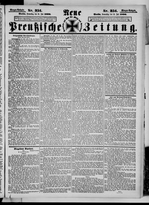 Neue preußische Zeitung vom 31.07.1890