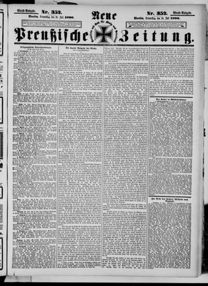 Neue preußische Zeitung vom 31.07.1890