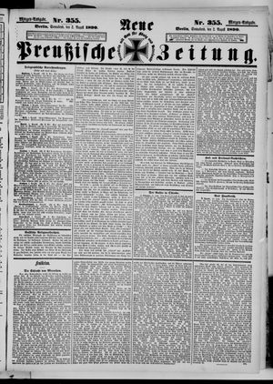 Neue preußische Zeitung vom 02.08.1890