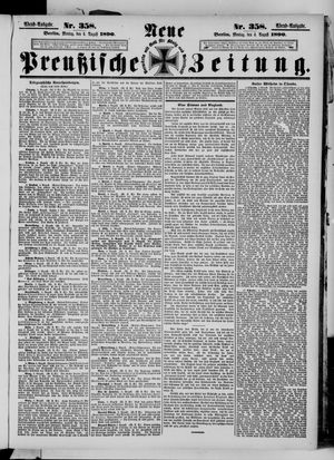 Neue preußische Zeitung vom 04.08.1890