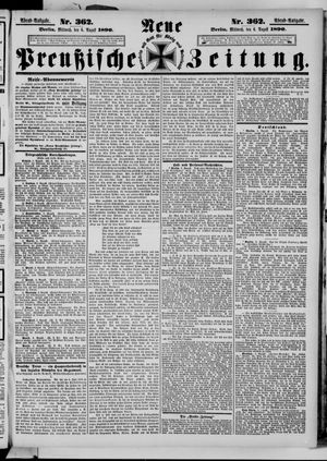 Neue preußische Zeitung vom 06.08.1890