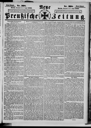 Neue preußische Zeitung vom 09.08.1890