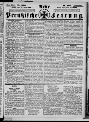 Neue preußische Zeitung on Aug 10, 1890