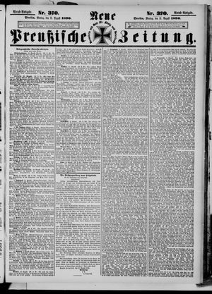 Neue preußische Zeitung on Aug 11, 1890