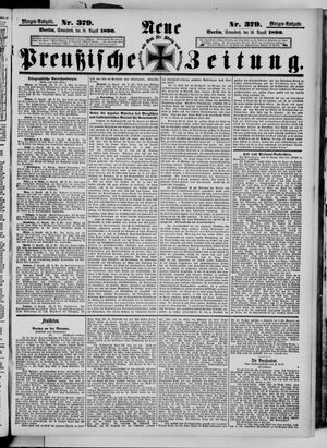 Neue preußische Zeitung vom 16.08.1890