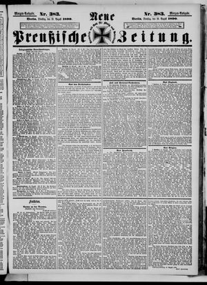 Neue preußische Zeitung vom 19.08.1890