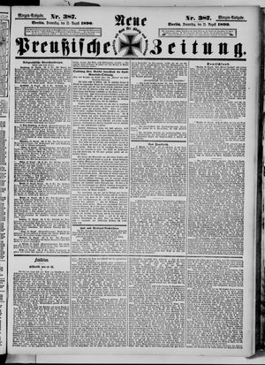 Neue preußische Zeitung on Aug 21, 1890
