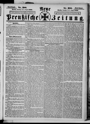 Neue preußische Zeitung on Aug 21, 1890