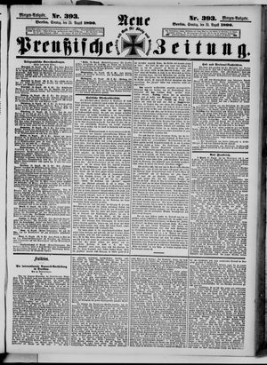 Neue preußische Zeitung vom 24.08.1890